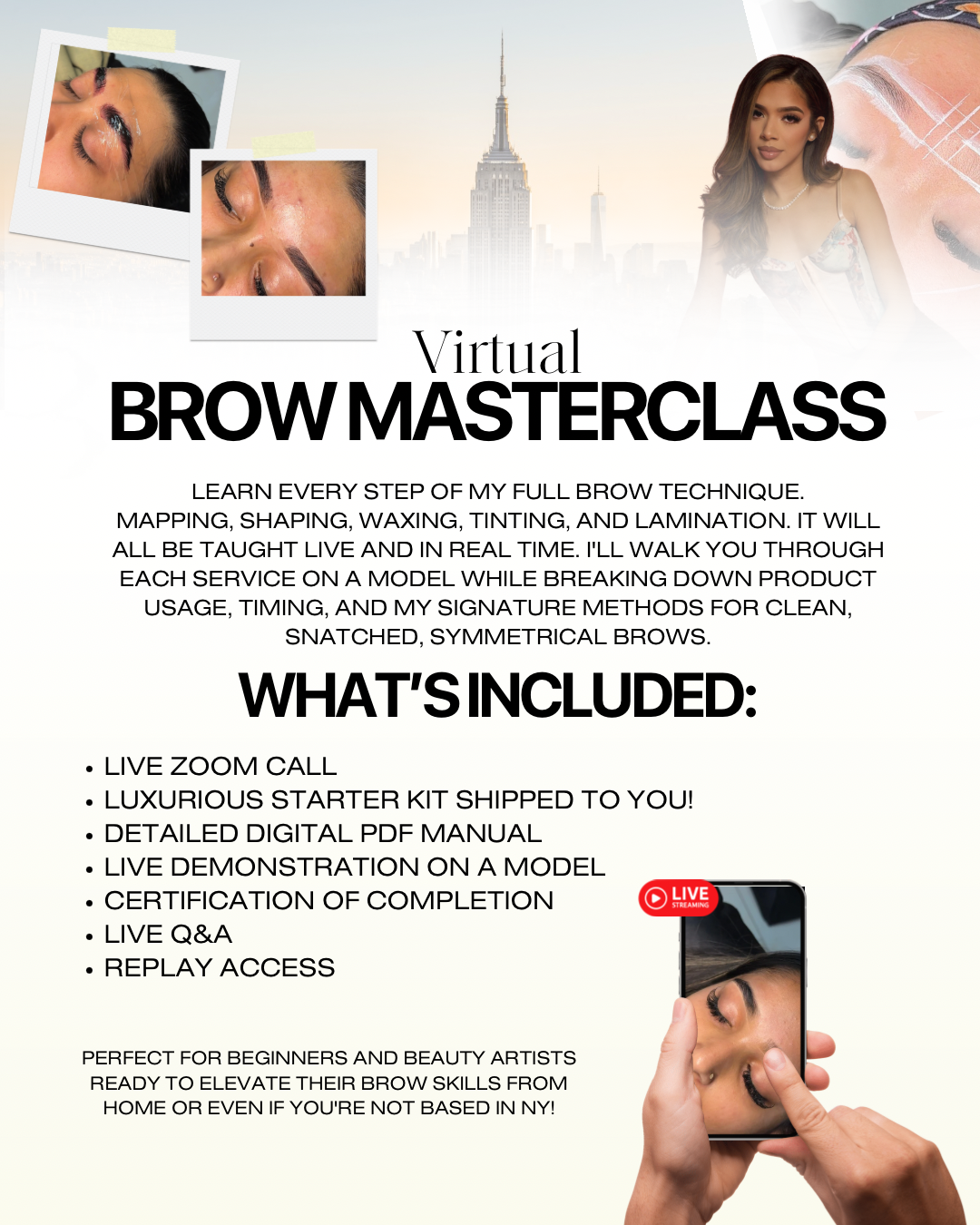 Virtual Brow Masterclass