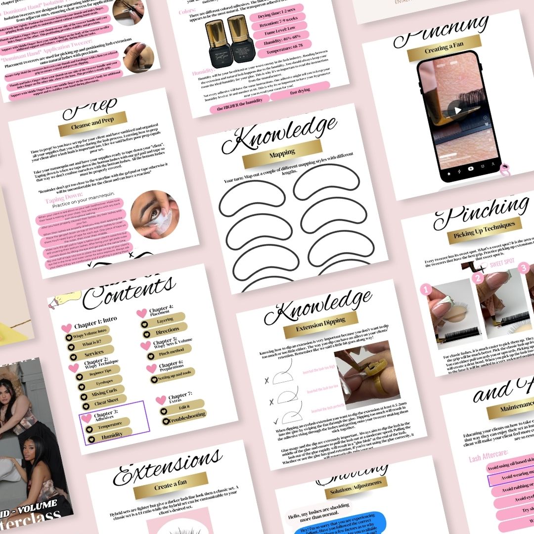 Eyelash Extension Manual Ebook