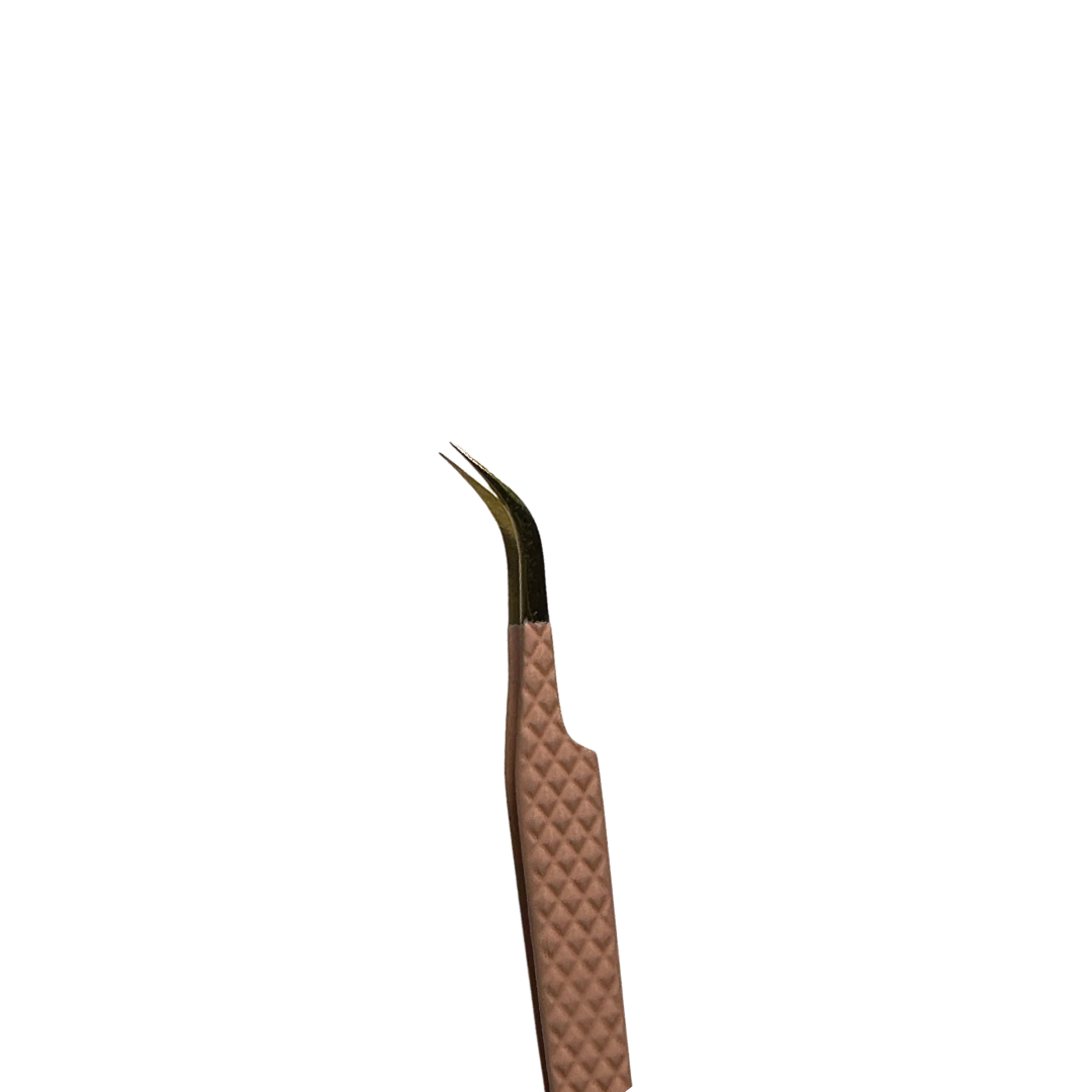 Stainless Tip J curve Tweezer