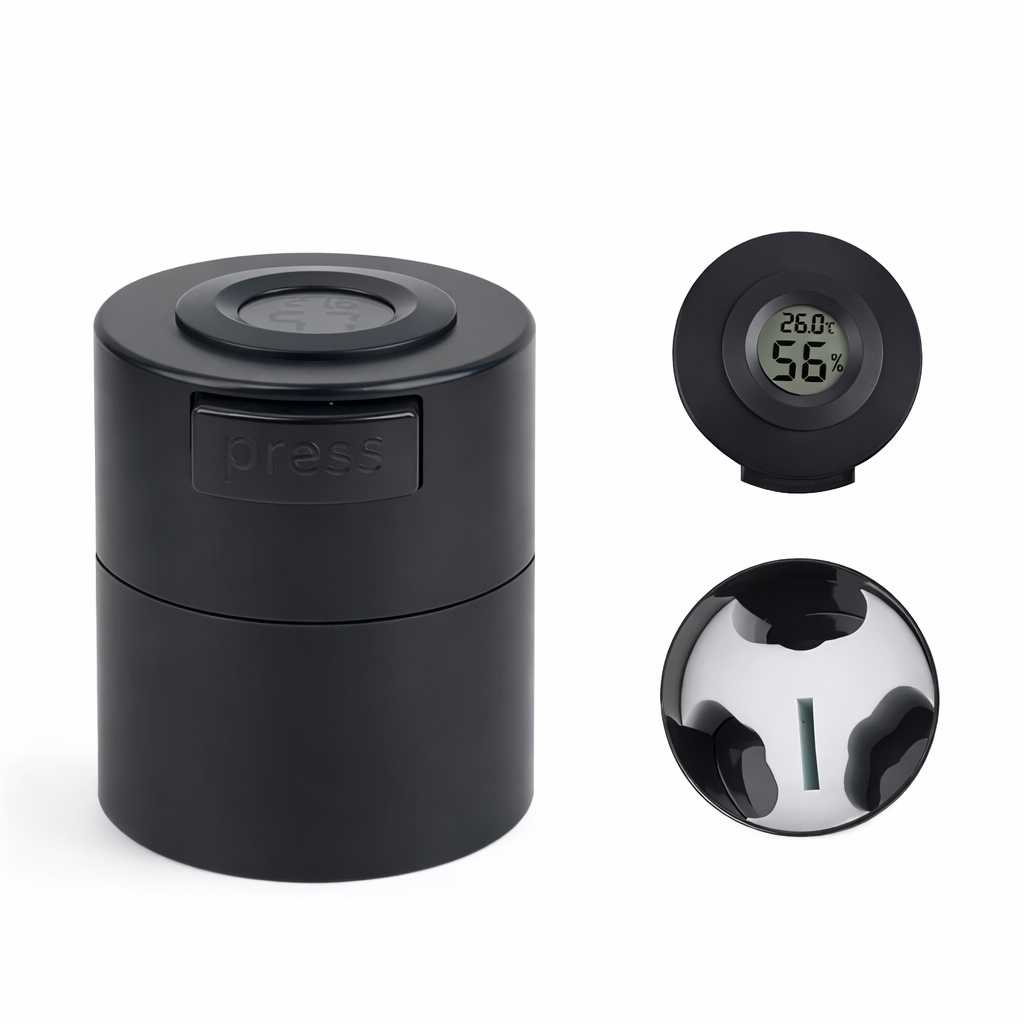 Hygrometer Adhesive Storage Jar