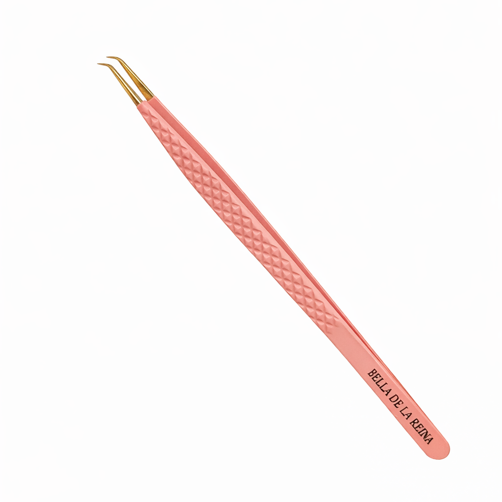 Long 45 Degree Stainless Tweezer