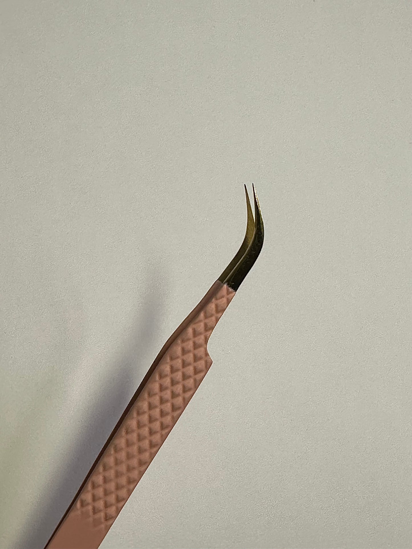 Stainless Tip J curve Tweezer