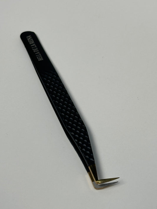 Fiber Tip 90 Degree Boot Tweezer