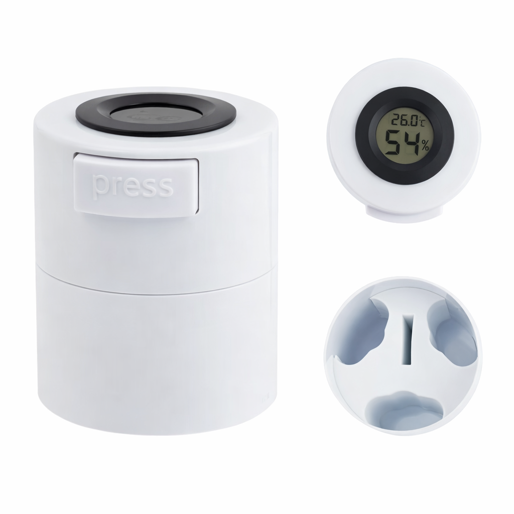Hygrometer Adhesive Storage Jar